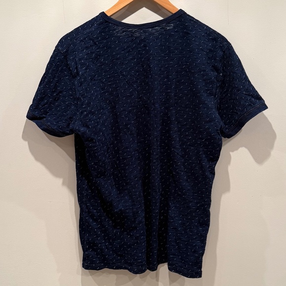 J Crew Indigo short sleeve Henley, size M - Picture 6 of 6